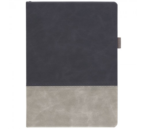 Ежедневник Horizon, недатированный, серый с черным