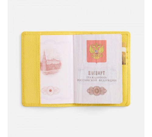 Обложка для паспорта Unison, желтая