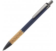 Ручка шариковая Cork, синяя