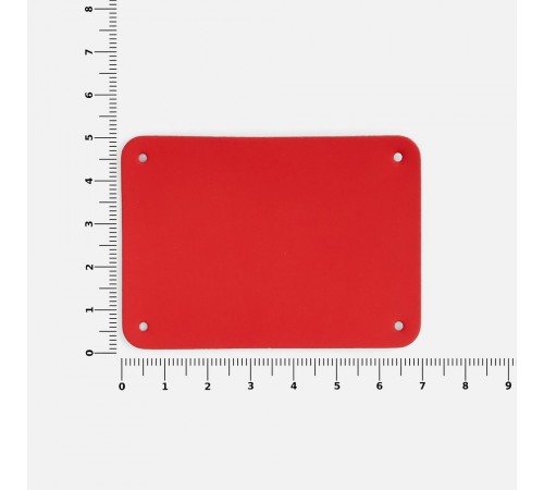 Лейбл Eta Soft Touch, XL, красный