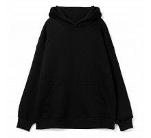 Худи оверсайз унисекс Go Easy, черное