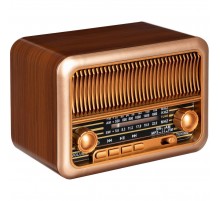 Bluetooth-колонка с радио Beatnik, коричневая