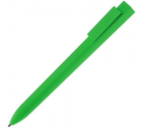Ручка шариковая Swiper SQ Soft Touch, зеленая