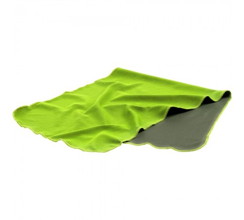 Охлаждающее полотенце Narvik в силиконовом чехле, зеленое яблоко