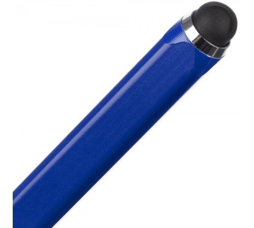 Вечный карандаш Quarta со стилусом и уровнем, синий
