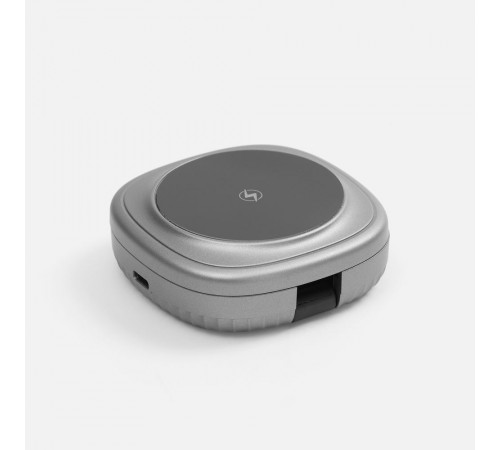 Складная станция беспроводной зарядки flowPad, серая