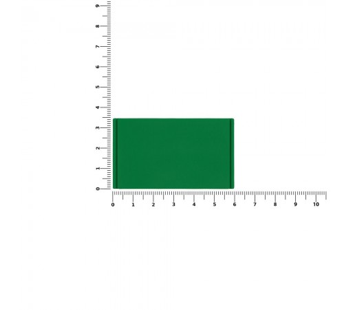 Лейбл из ПВХ Dzeta, M, зеленый