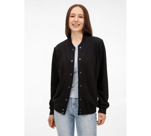 Бомбер унисекс Nuppu, черный