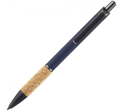 Ручка шариковая Cork, синяя