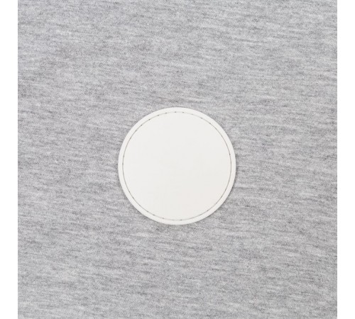 Лейбл из ПВХ Dzeta Round, L, белый
