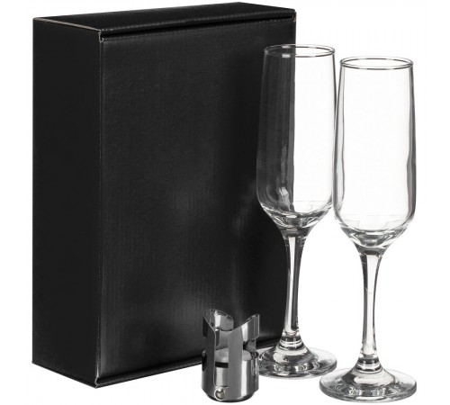 Набор для шампанского Isabella, в черной упаковке