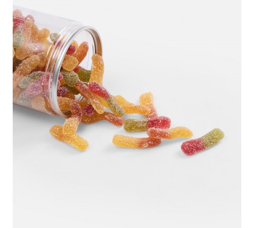 Мармелад жевательный Jelly Sweets, змейки в кислой посыпке