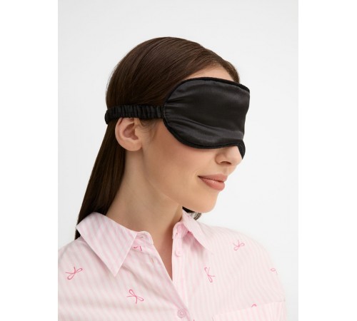 Двухстороняя маска для сна Veluto, черная