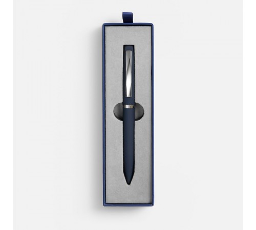 Ручка шариковая Bolt Soft Touch в футляре, синяя