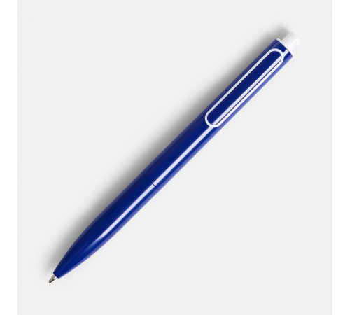 Ручка шариковая Outliner, синяя с белым