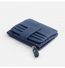 Картхолдер на молнии Unison, синий