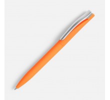 Ручка шариковая Pin Soft Touch, оранжевая