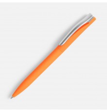 Ручка шариковая Pin Soft Touch, оранжевая