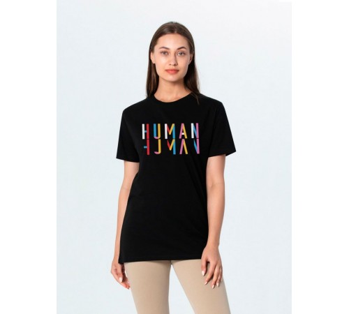 Футболка Human, черная