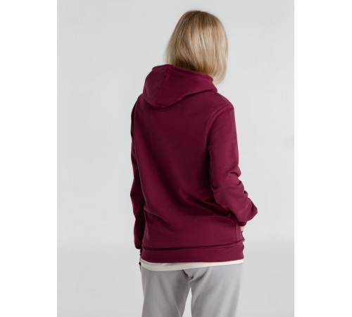 Толстовка с капюшоном унисекс Hoodie, бордовая