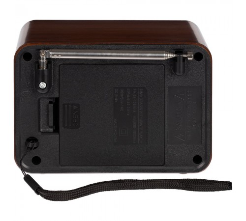 Bluetooth-колонка с радио Beatnik, коричневая