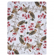Флисовый плед Winter Bird