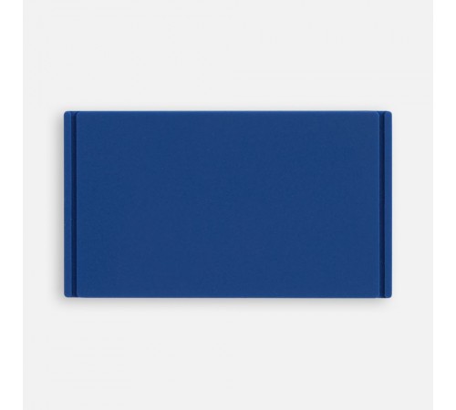 Лейбл из ПВХ Dzeta, M, синий