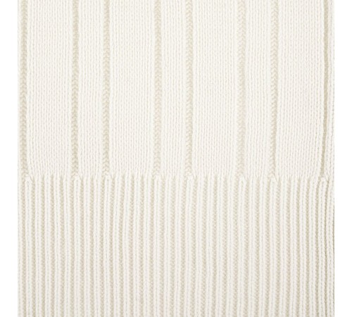 Шарф Knit Beat, белый (молочный)