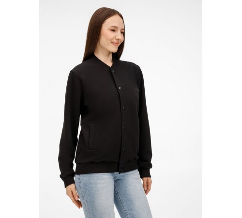 Бомбер унисекс Nuppu, черный