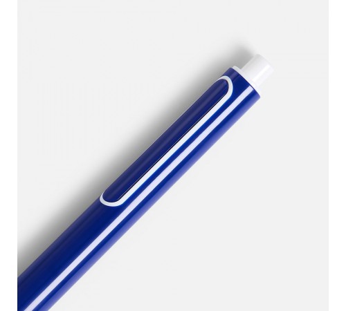 Ручка шариковая Outliner, синяя с белым