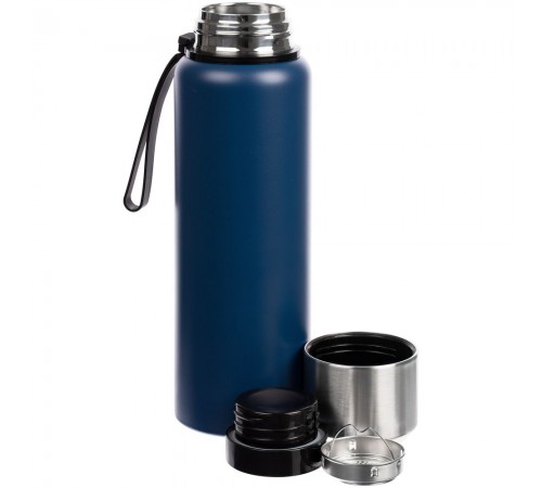 Термос с ситечком Hoffell, синий