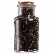 Чай «Сокочай», мини, черный с соком ананаса, с кусочками ананаса, вишней, лемонграссом, цветками и коркой граната