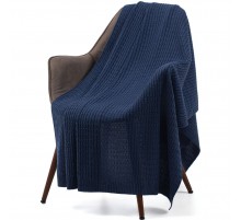 Плед Slumberland, синий (джинс)