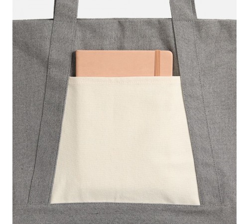 Шопер Shophop, серый с неокрашенным