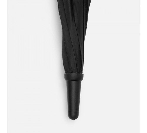 Зонт-трость Hidecolor с цветными спицами, черный с красным