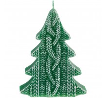 Свеча Kniteam, елка, зеленая