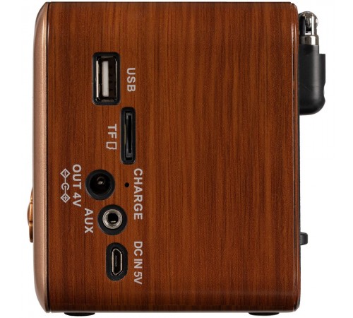 Bluetooth-колонка с радио Beatnik, коричневая