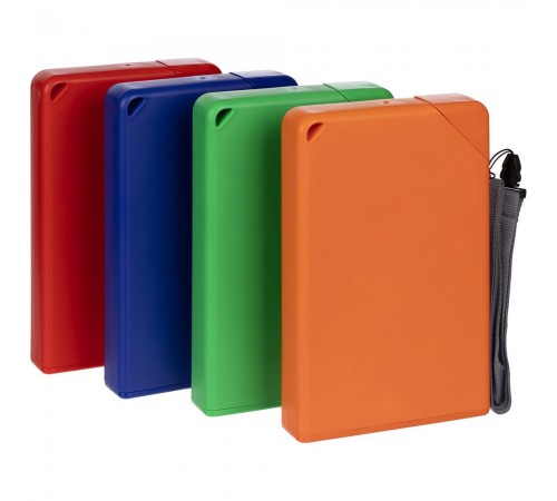 Плоская бутылка для воды Flacon, оранжевая