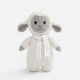 Мягкая игрушка Beastie Toys, овечка с белым шарфом