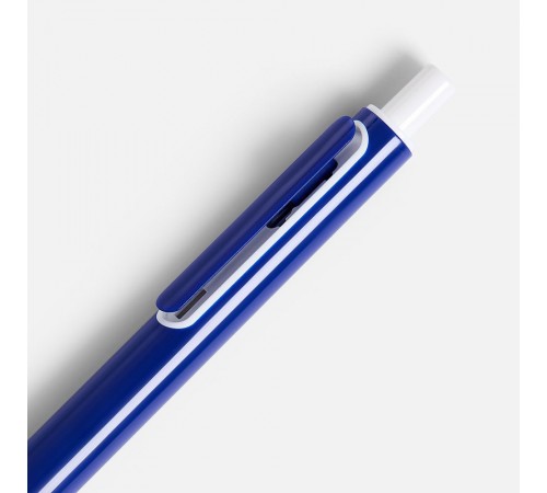 Ручка шариковая Outliner, синяя с белым