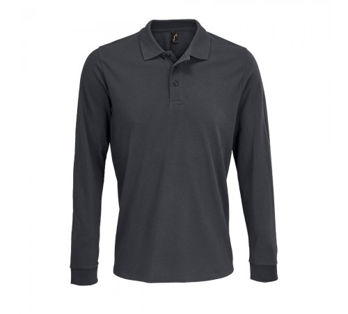 Рубашка поло с длинным рукавом Prime LSL, темно-серая