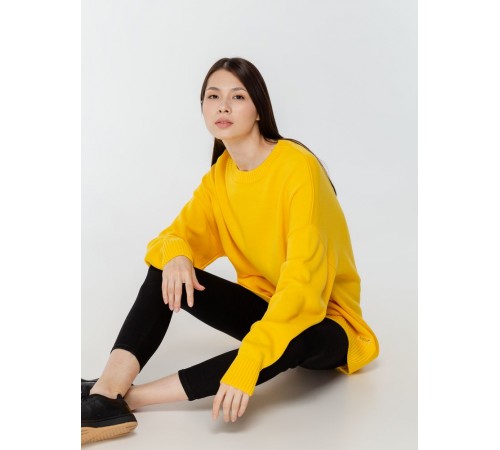 Джемпер оверсайз унисекс Stated в сумке, желтый