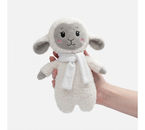 Мягкая игрушка Beastie Toys, овечка с белым шарфом