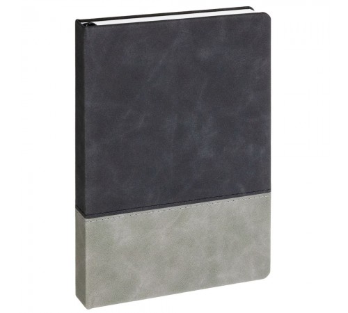 Ежедневник Horizon, недатированный, серый с черным