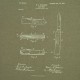 Футболка приталенная Old Patents. Knife, меланж хаки