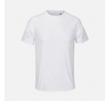 Футболка спортивная унисекс Vortex, белая