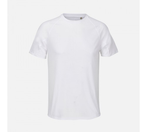 Футболка спортивная унисекс Vortex, белая