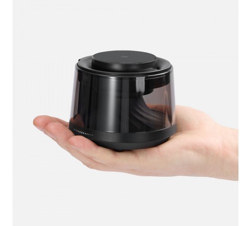 Bluetooth-колонка с подсветкой и беспроводной зарядкой Quantium, черная