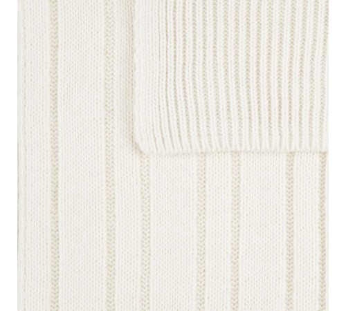Шарф Knit Beat, белый (молочный)