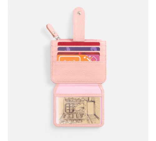 Картхолдер на молнии Unison, розовый
